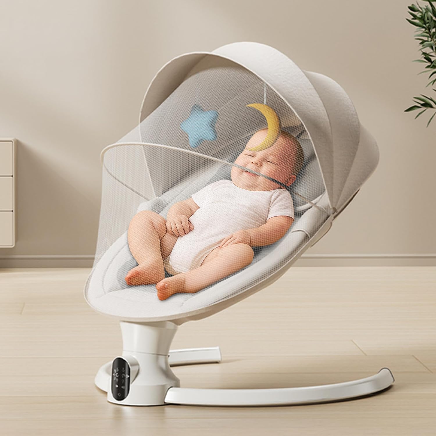 Staranddaisy Swing Rocker For Baby With Automatic 5-Level Swing - Infant & Toddler Rocking Chair With 3-Level Adjustable Backres