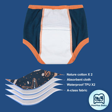 Moomoo Baby 8 Packs Potty Training Pants Cotton Absorbent Training Underwear For Toddler Baby Boy 5T