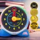 BEST LEARNING Learning Clock - Educational Talking Learn to Tell Time Teaching Light-Up Toy with Quiz and Music Sleep Mode - Tod
