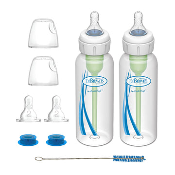 Dr. Brown'S Medical Specialty Feeding System, Narrow Baby Bottle, Infant-Paced Feeding Valve, Oral Feeding Solution For Infants