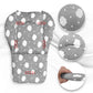 Twoworld High Chair Cushion, Large Thickening Baby High Chair Seat Cushion Liner Mat Pad Cover Breathable (Gray Clouds)