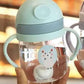 Baby Sippy Cup with Dual Handles and Straw, Blue,pack of 1