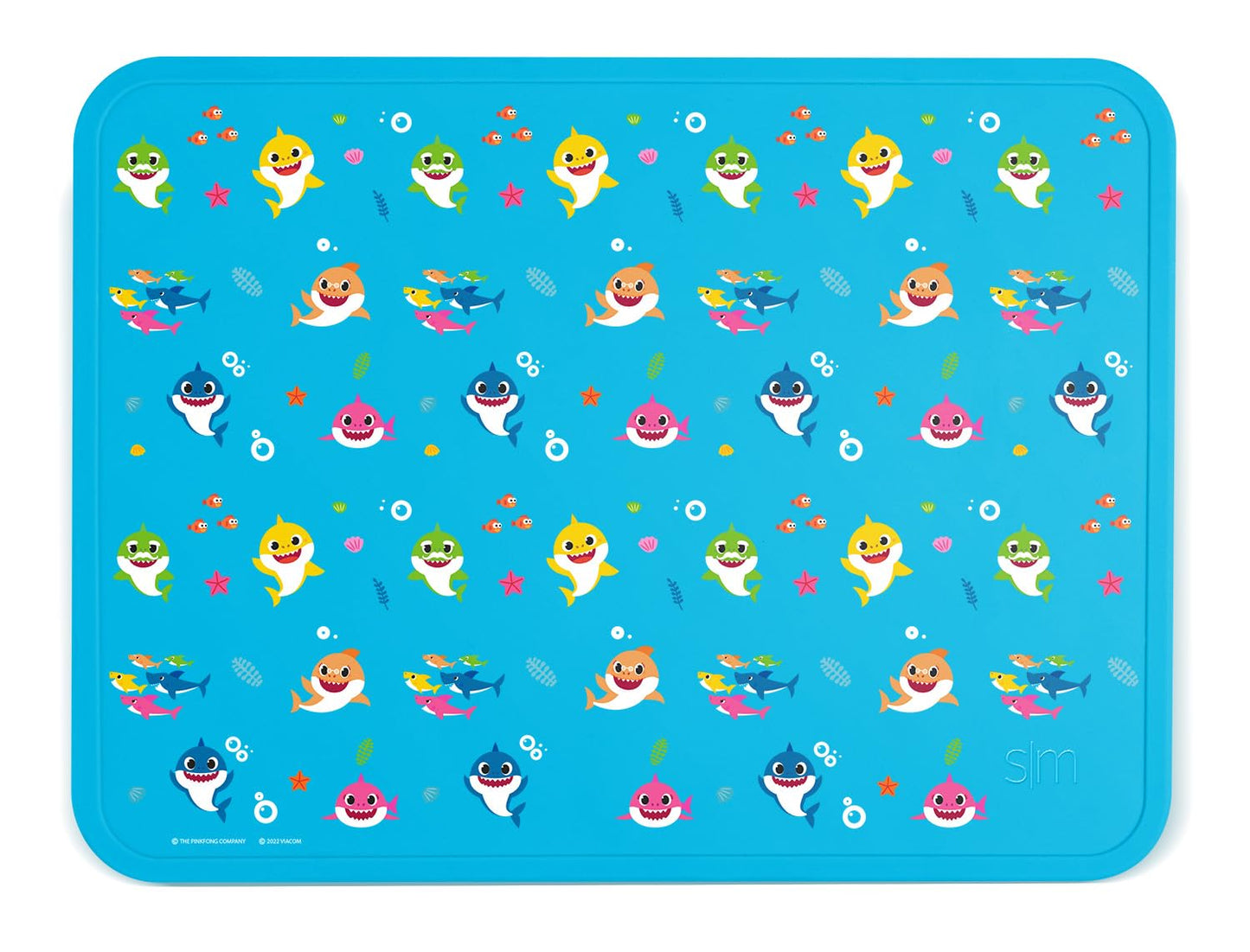 Simple Modern Baby Shark Silicone Placemat For Baby, Toddlers, Kids | Non-Slip Baby Eating Table Food Mat For Restaurants And Di