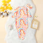 Infant Newborn Baby Girls Floral Sleep Gown Headband Sleepwear Romper Sleeping Bags Outfits (0-3 Months,Floral&Rainbow)