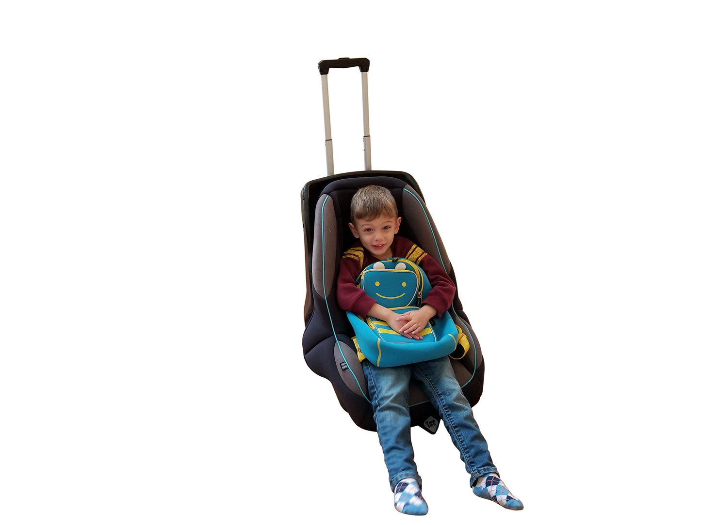 Holm Airport Car Seat Stroller Travel Cart And Child Transporter - A Carseat Roller For Traveling. Foldable, Storable, And Stowa