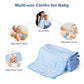 Maliton Baby Boy Muslin Burp Cloths 6 Pack Large 20x10 100% Cotton Burp Rags Absorbent and Soft 6 Layers Baby Spit Up Rags N