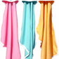 BRANDONN Newborn Original 3PCS.. Big Size (36 X 27) Cute Baby Blankets for Babies (CGreen, Peach, Pink; Pack of 3)