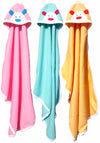 BRANDONN Newborn Original 3PCS.. Big Size (36 X 27) Cute Baby Blankets for Babies (CGreen, Peach, Pink; Pack of 3)
