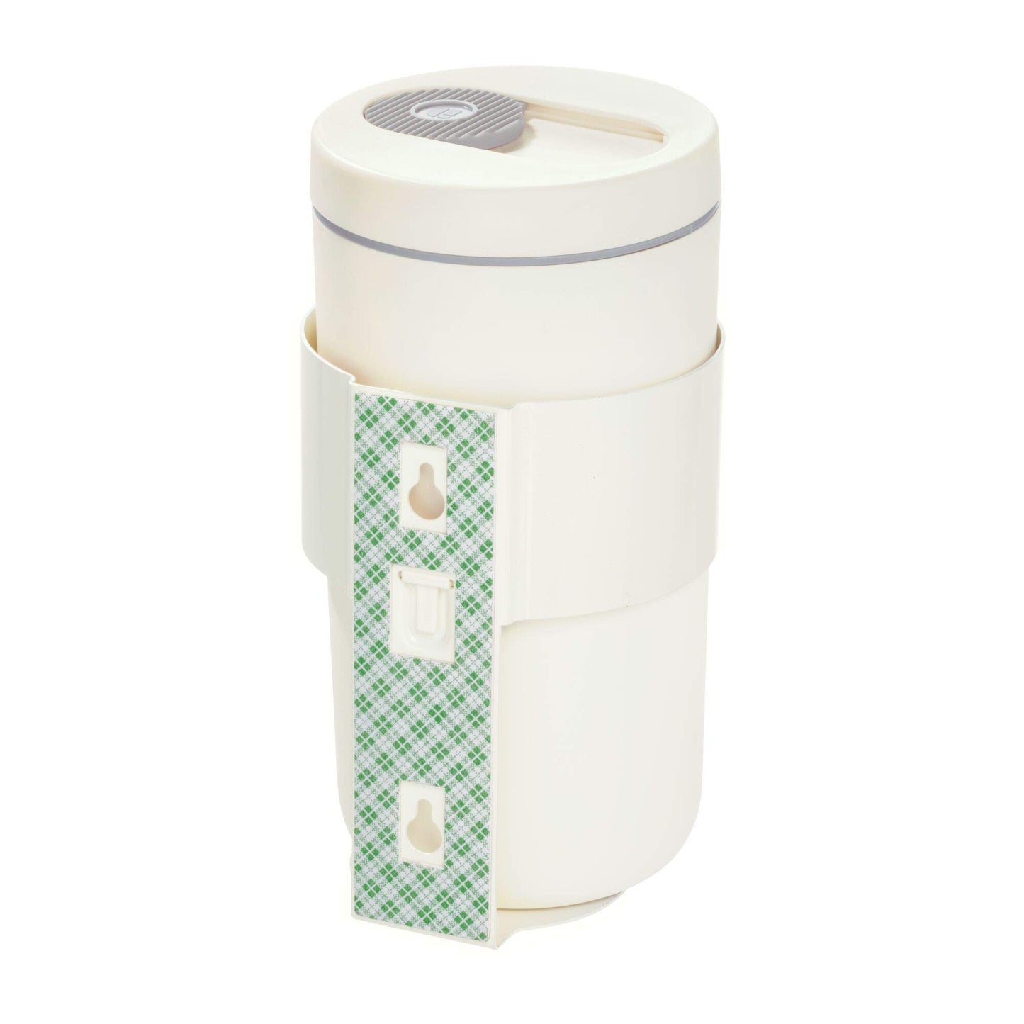 Idesign Wall Mount Wipe Holder, Cleaning Supplies, 6.54' X 4.15' X 4' ,Coconut