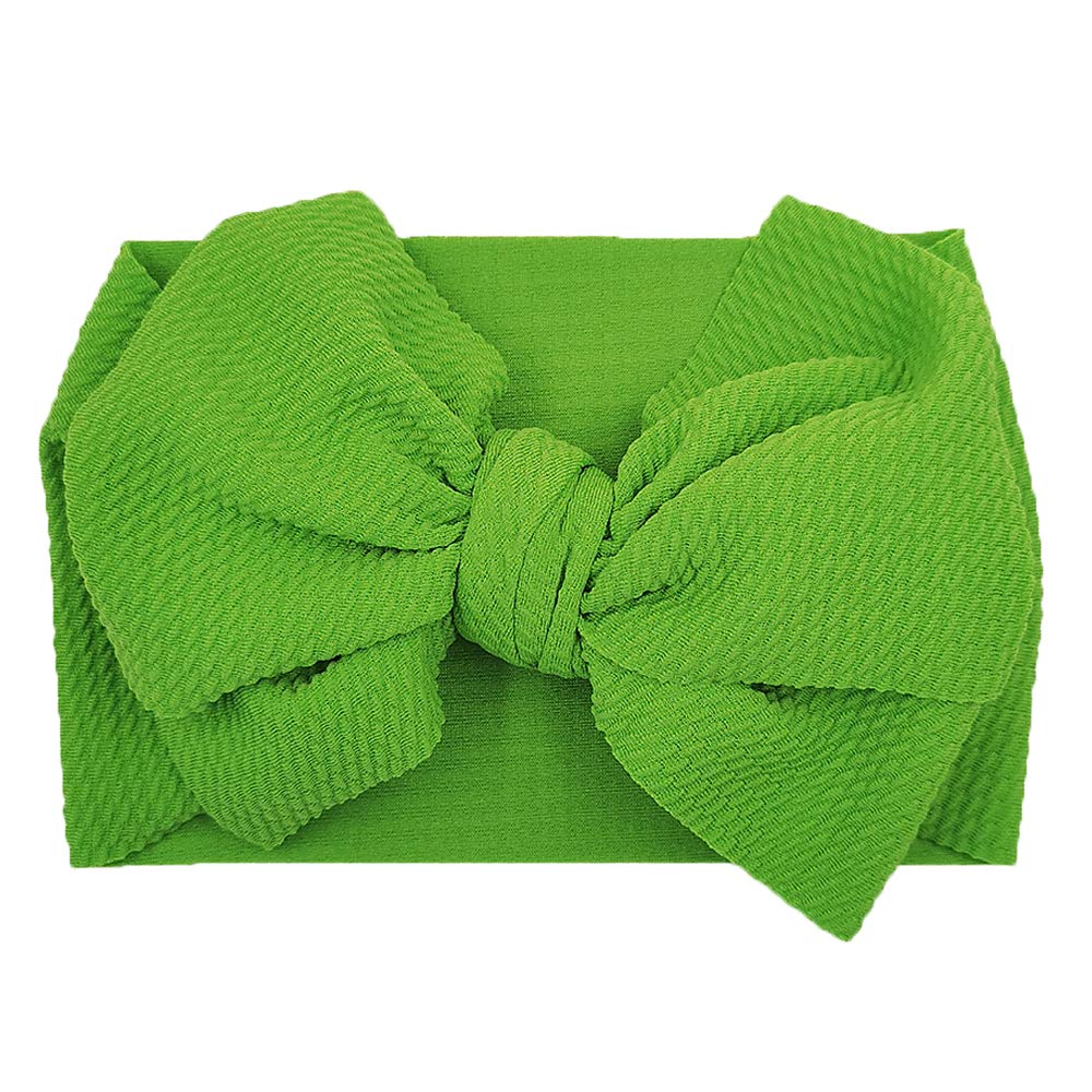 Kidocheese Big Bows Baby Girl Headbands With Bows Elastics Nylon Hairbands Oversized Head Wraps Large Hair Bow Hair Accessories