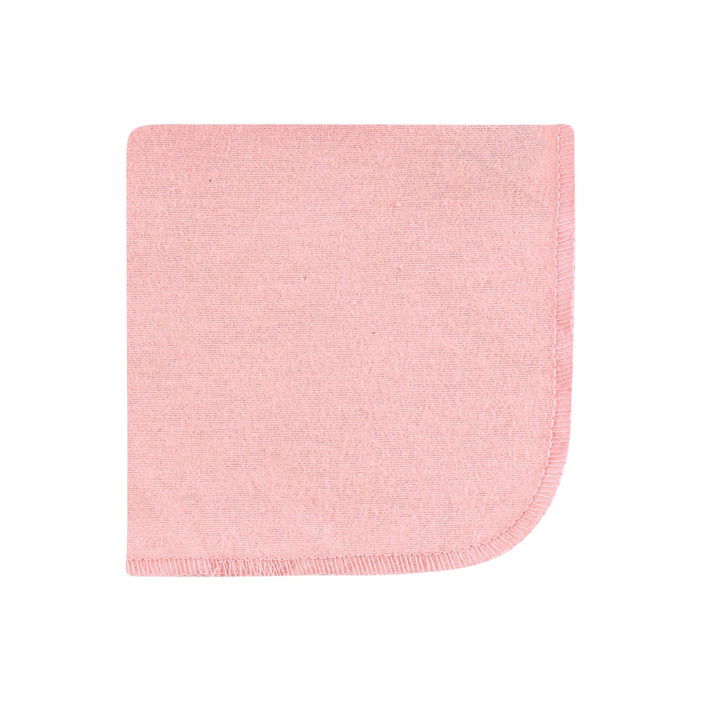 Hudson Baby Unisex Baby Flannel Cotton Washcloths, Peace Love Flowers 10 Pack, One Size