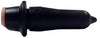 Peach Teats Pt-Blackpull Pull Thru Calf Nipple, Black