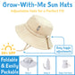 Jan & Jul Beach Toddler Bucket Hat With Sun Protection 100% Cotton (M: 6-24 Months, Navy)