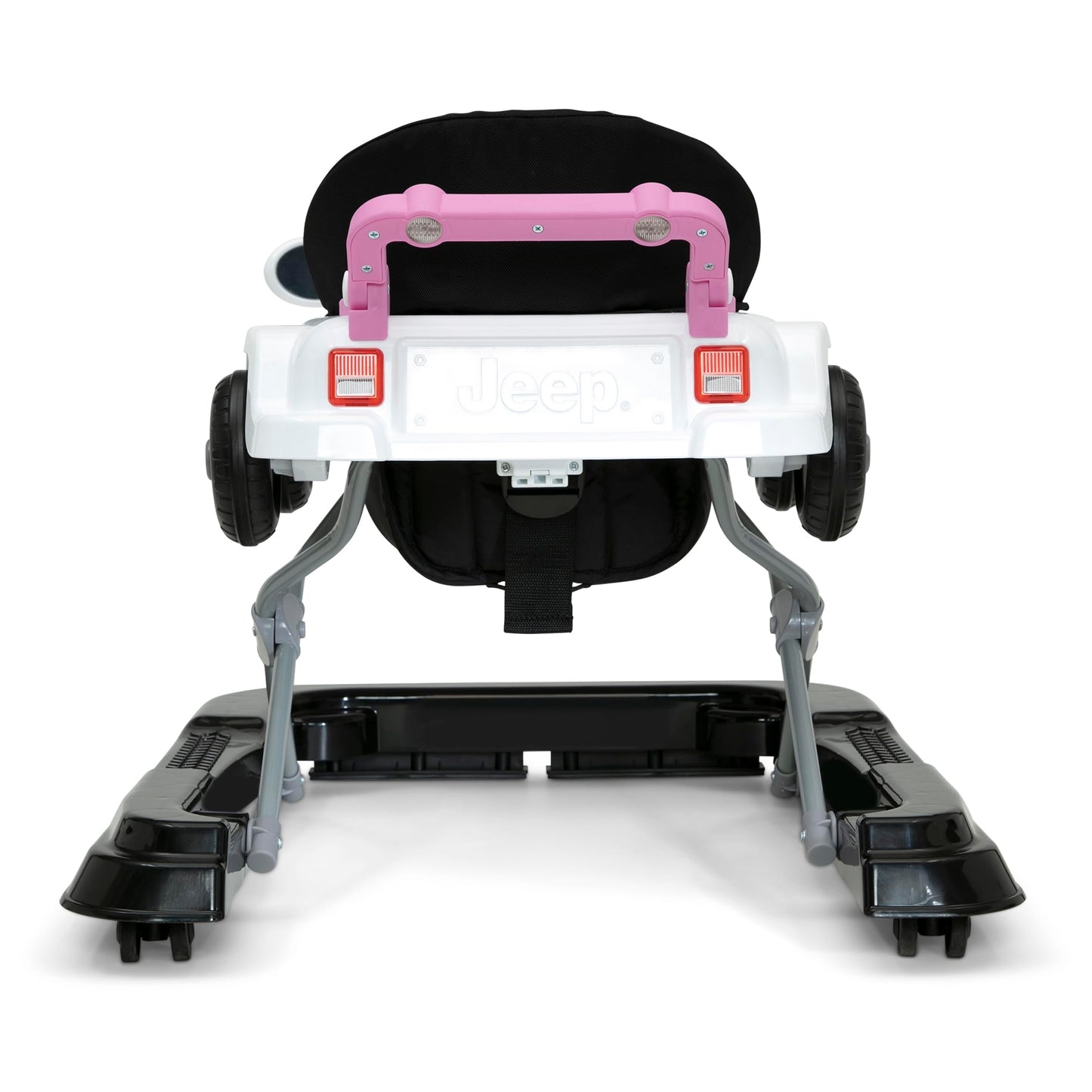 Jeep Classic Wrangler 3-in-1 Grow with Me Activity Walker - Features Music, Lights, Removable Play Tray, Push Walker Mode, Conve