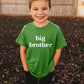 Sanixjoo Toddler Big Brother Shirt Kids Big Bro T Shirt Baby Boy Promoted To Big Brother Announcement Short Sleeve Tee(Green,18-