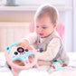 deAO Kids Steering Wheel for Backseat with Key Baby Toys Pretend Driving Simulated Steering Wheel Toy with Light and Music Gifts