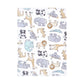 Hudson Baby Unisex Baby Flannel Burp Cloth 12Pk, Kangaroo, One Size