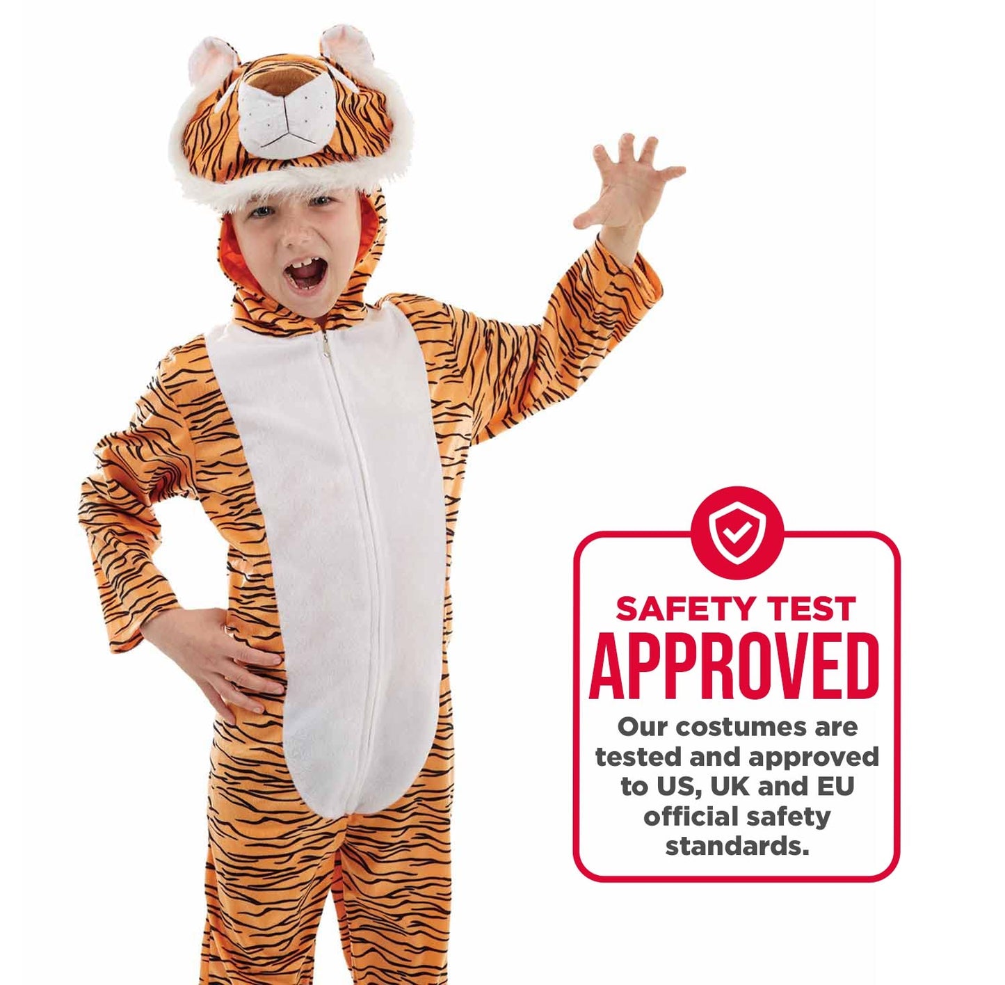Fun Shack Tiger Costume Kids, Tiger Costume Boys, Girls Tiger Costume, Tiger Costume For Boys, Youth Tiger Costume Small