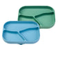 NumNum Silicone Toddler Suction Plates - 100% Food Grade Divided Baby Plates, Non-Toxic, BPA-Free, Dishwasher Safe - Non-Slip Ki