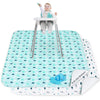 Springspirit Splat Mat For Under High Chair 2 Pack, High Chair Mat For Floor, Waterproof Mat, Mealtime, Playtime, Anti-Slip And