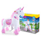 PonyCycle Official Classic U Series Ride on Horse Toy Plush Walking Animal Pink Unicorn Size 4 for Age 4-9 Ux402