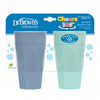 Dr. Brown'S Milestones Cheers 360 Training Cup For Toddlers & Babies, Leak-Free Sippy Cup, Blue/Aqua, 10Oz/300Ml, 9M+, 2 Pack (C