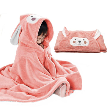 Romasa Baby Bath Towel Hooded Ultra Soft Towel Highly Absorbent Bathrobe Blanket Toddlers Shower Gifts For Boys Girls- 27.5' X