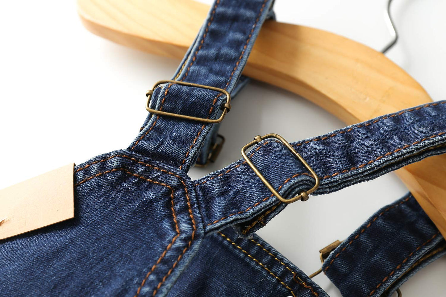 Kidscool Space Baby Boy Girl Jean Overalls,Toddler Slim Cute Denim Jumper,Blue,18-24 Months