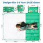 Safotad Toddler Nap Mat With Pillow & Blanket, 54'X33' Portable Roll-Up Design - Soft, Washable, Lightweight Toddler Sleeping