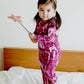 Vaenait Baby 100% Cotton Sleepwear Pajamas 2Pcs Set Tiedye-Thunderplum-256 Xs