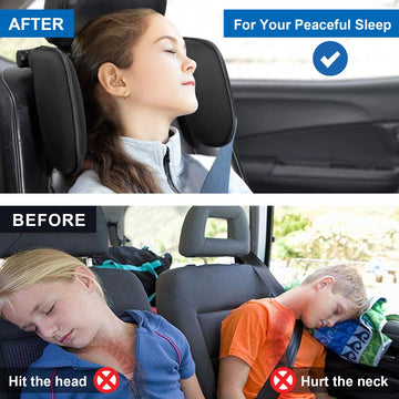 Spurtar Car Headrest Pillow For Kids And Adults, 360 Adjustable Travelling Neck Pillow Head Rest Support, Must Haves For Toddler