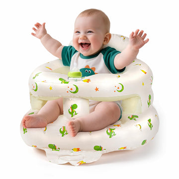 Inflatable Seat for Babies 3-36 Months, SSyang Sit Me Up Floor Chair with Built-in Air Pump, Supportive Baby Chair for Learning 