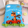 Butterthief Multipurpose Cartoon Print Light Weight Blanket | Soft Cozy Plush All Seasons Blankets for 05 Years | Wrapper Cum B