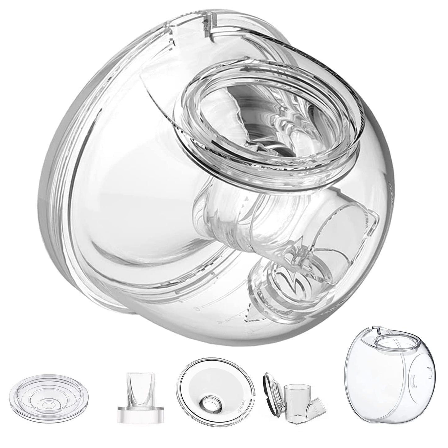 Wearable Breast Pump Accessories Milk Collector Cup,Compatible With S9/S10/S12 Wearable Breast Pump,Overall Collector Cup 27Mm