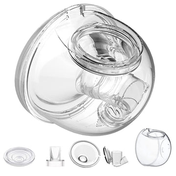 Wearable Breast Pump Accessories Milk Collector Cup,Compatible With S9/S10/S12 Wearable Breast Pump,Overall Collector Cup 27Mm