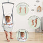 Slevoo Baby Jumper, Baby Doorway Jumper With Door Clamp Adjustable Strap, Fun Activity For 6-12 Months Baby Infant