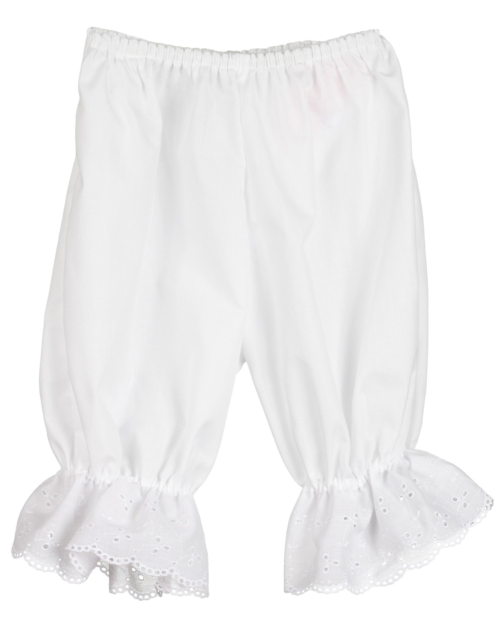 Little Zazzy Baby Girls White Pantaloon Pettipants Bloomer Under-Pants, 12M