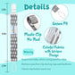 Babygoal Neutral Pacifier Clips, 6 Pack Binky Paci Holder And Leash For Boys And Girls Fits For Most Pacifier, Binkie Styles & B