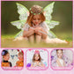 Fairy Wings For Adults Dress Up Sparkling Sheer Butterfly Halloween Costume Angel Wings For Women Girls,Green