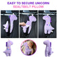 Farochy Unicorn Seat Belt Pillow Kids Cover, Vehicle Shoulder Pads, Car Seatbelt Cushion for Kids, Strap Pillows Animal Travel (