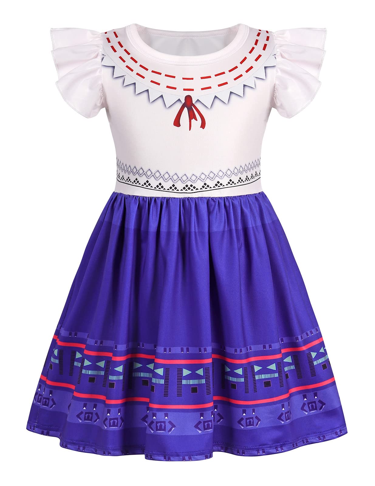 Cotrio Magic Family Luisa Costume Dress Up For Girls Birthday Party Fancy Dress Toddler Kids Halloween Cosplay Outfits Role Play