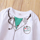 Singcoco Baby Boy Girl Costume Outfit Newborn Doctor Costume Outfit Surgeon Costume (Doctor, 3-6 Months)