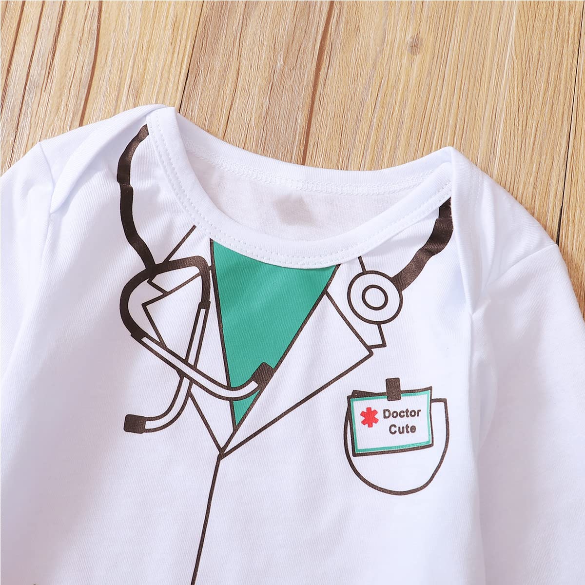 Singcoco Baby Boy Girl Costume Outfit Doctor Costume Outfit Surgeon Costume (Doctor, 6-12 Months)