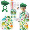 Dtesl 15Pcs Kids Artist Costume Set,Art Apron For Kids,Painter Dress-Up For Halloween Career Day Costume Theme Party