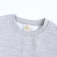 Rukosu Toddler Baby Boy Girl Fleece Pullover Sweatshirt Solid Color Crewneck Blouse Shirt Tops Warm Fall Winter Clothes Grey 4-5