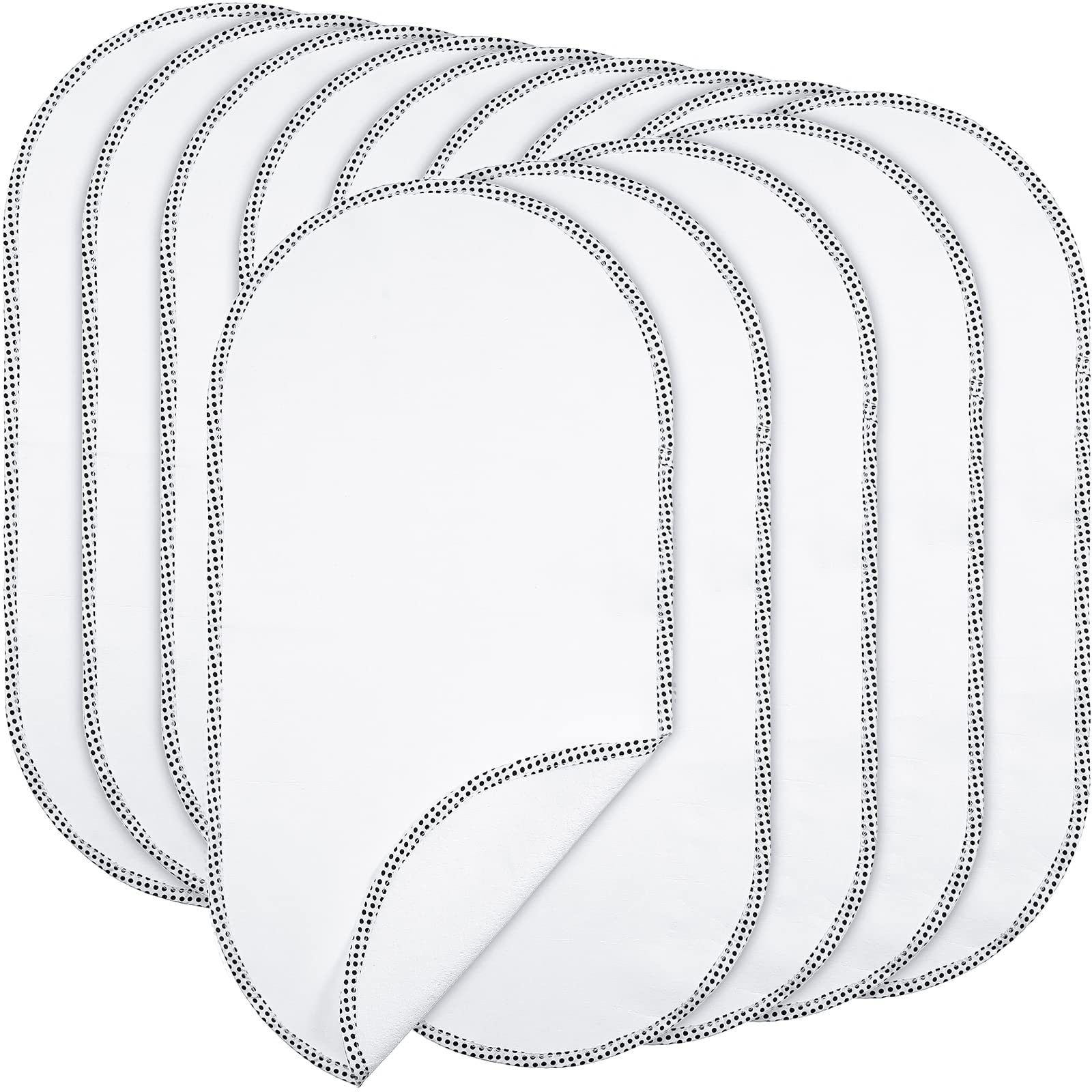12 Pack Baby Waterproof Changing Pad Liners Portable Baby Changing Mat Soft Flannel Cotton Changing Table Cover Liners Reusable