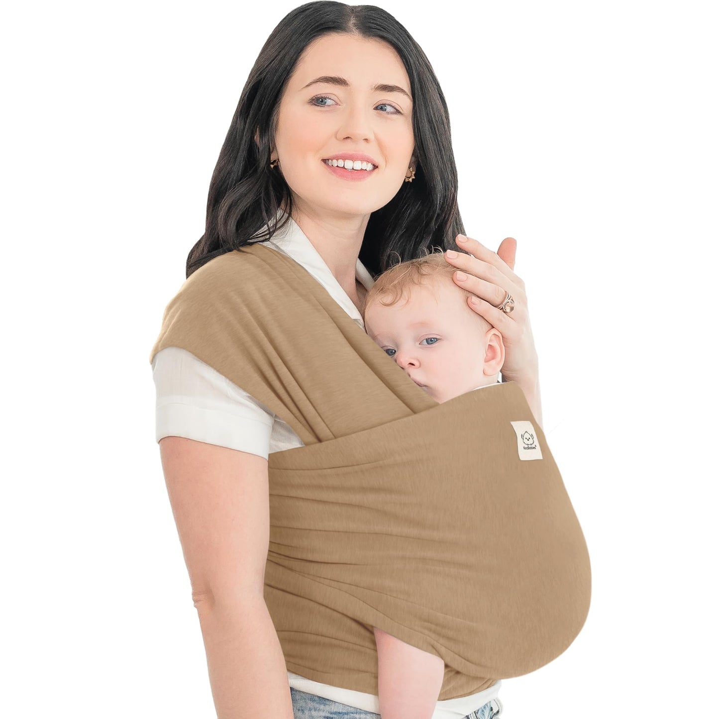 KeaBabies Baby Wrap Carrier - All in 1 Original Baby Carrier Newborn to Toddler Sling, Easy to Wear, Hands Free Bonding, Lightwe