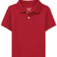 The Childrens Place baby boys and Toddler Uniform Pique Polo Shirt, Classic Red, 6-9 Months US
