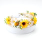 PoshMyra Sunflower Daisy Flower Crown for Toddler 1st Birthday Party Headpieces Midsummer Headband Baby Girls Hair Wreath Photo
