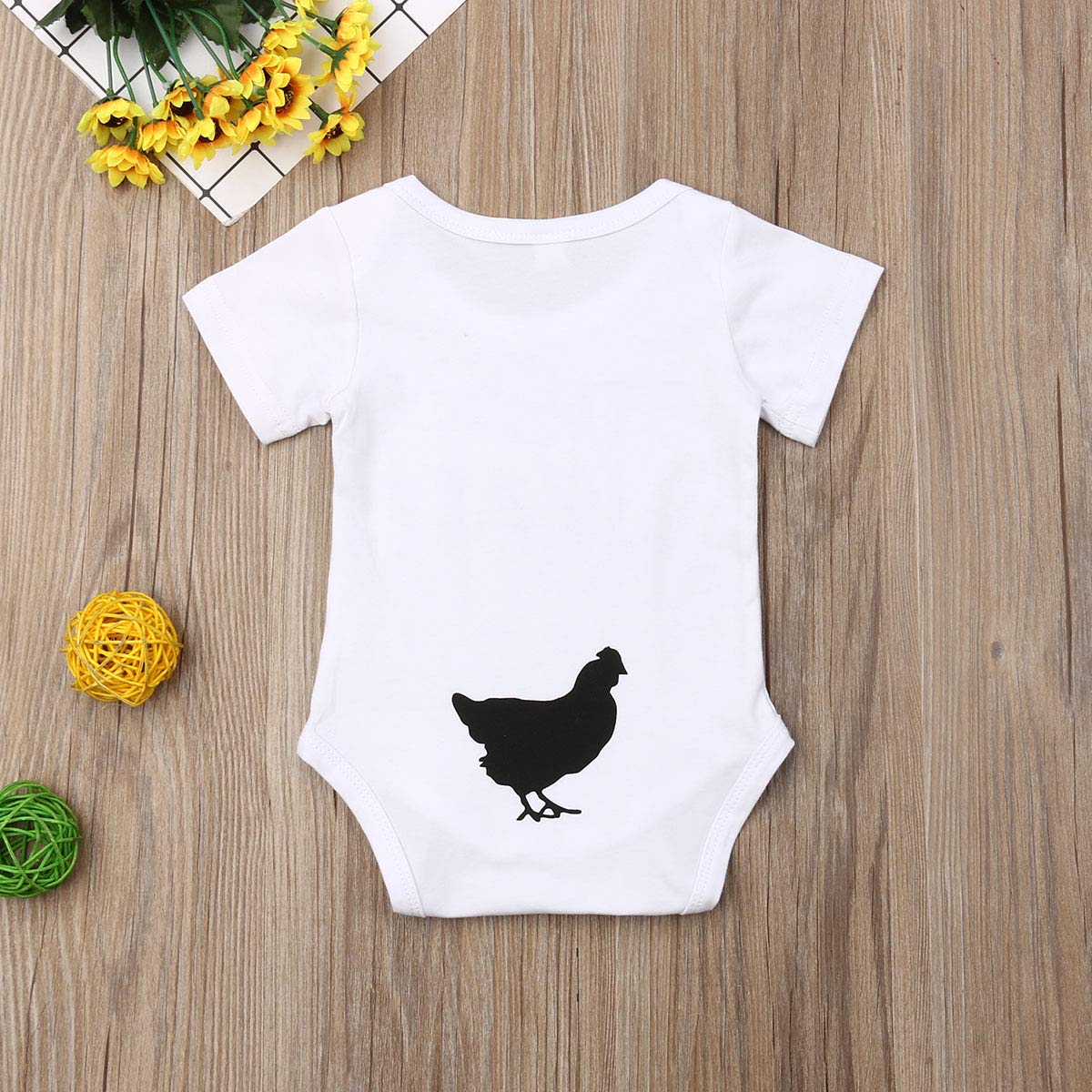 Newborn Baby Got My Mind On My Mommy Paws Funny Bodysuits Rompers Outfits Grey White 0-18M (Z-Z Guess What, 3-6M)